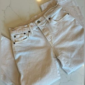 Lucky Brand Wide Crop Mid Rise Jeans